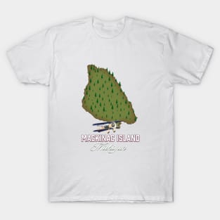 Mackinac Island Michigan travel poster T-Shirt